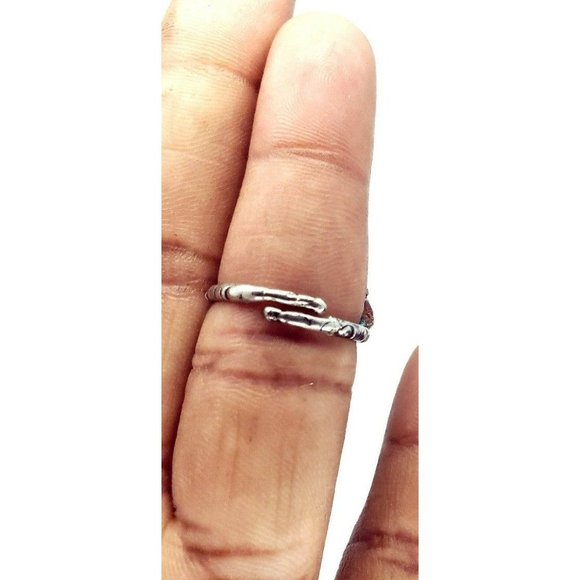 Chalcopyrite crystal ring handmade adjustable ring - Picture 12 of 12